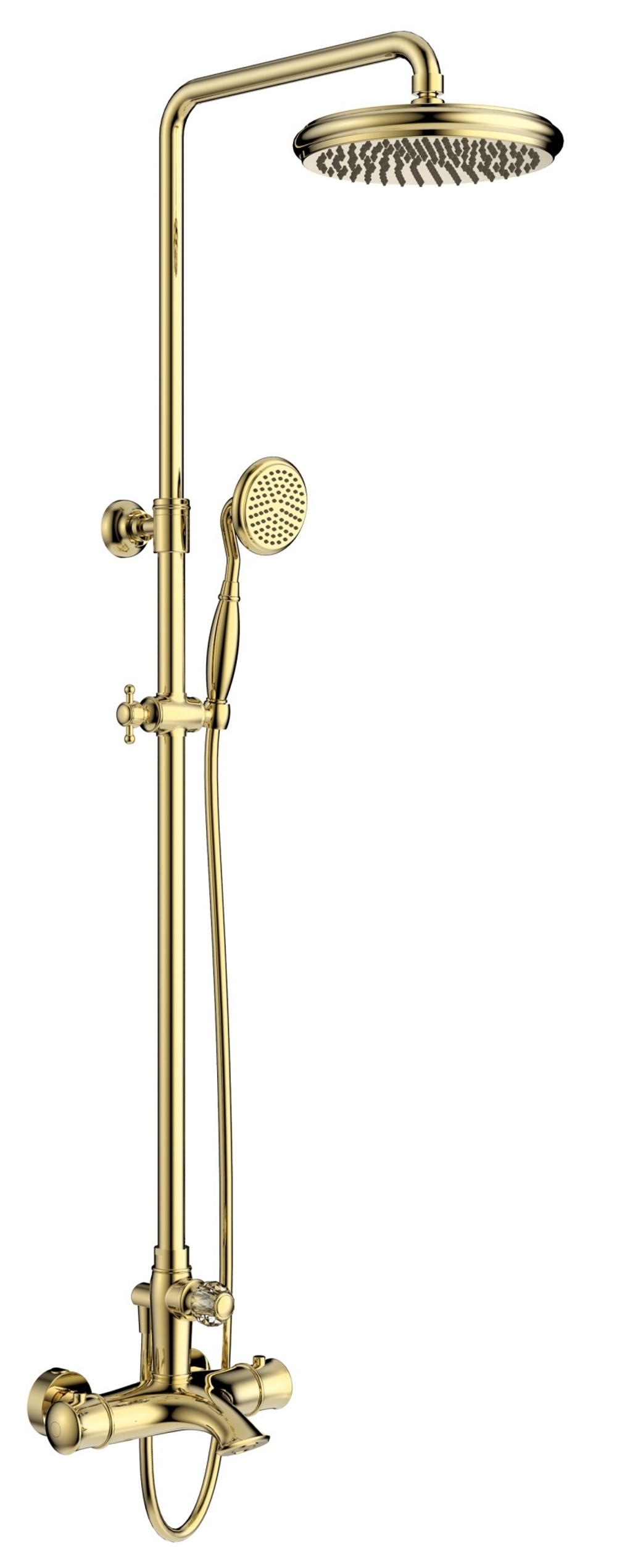 Душевая система с термостатом AltroBagno Beatrice 030408 Or