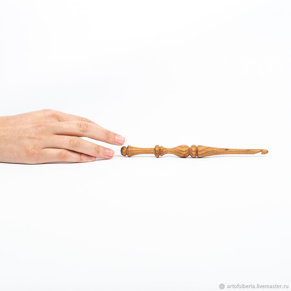 Деревянный крючок для вязания 6 мм (вишня) крючки для вязания K148