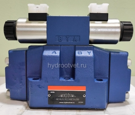 4WEH16J7X/6EW110N9ETK4/B10 - Гидрораспределитель с электроуправлением Ду16 схема J (34), напряжение W110, каналы управления ET - X и Y - внутренние