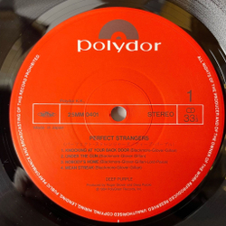 Винтажная виниловая пластинка LP Deep Purple Perfect Strangers (Japan 1984) (No Obi) Knocking At Your Back Door