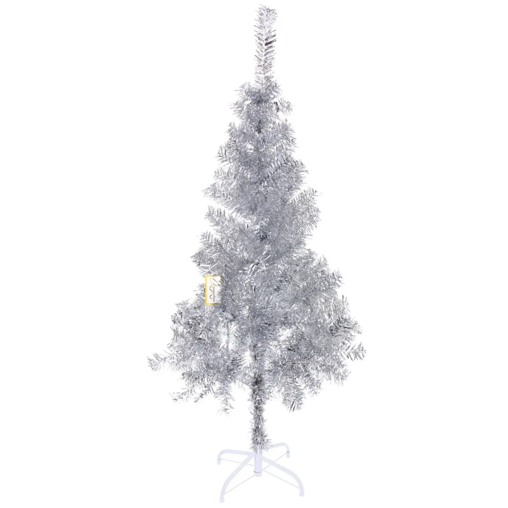 Елка «Сказочное мерцание» 120 см, ПВХ (200 веток), Серебро