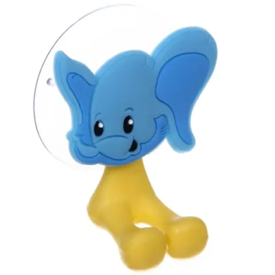 Держатель для зубной щетки на присоске «Слоник» 5*3,5*7см