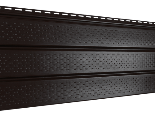 Софит PRO классический Ю-пласт Коричневый (с полной перфорацией)