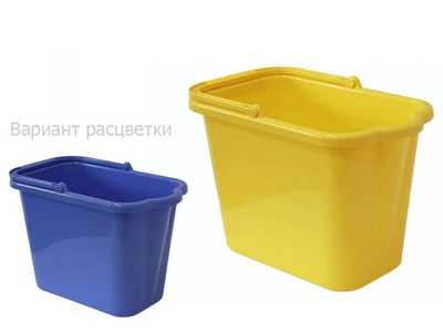 Ведро 9,5л прямоугольное