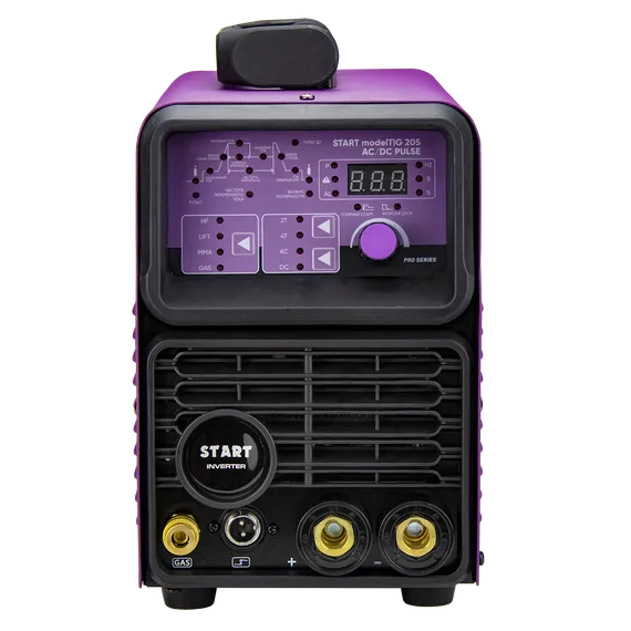 OSA START modelTIG 205 AC/DC TIG PULSE Установка аргонодуговой сварки 3W205AP — полупрофессиональный аргонодуговой сварочный аппарат tig для монтажников, 205 А