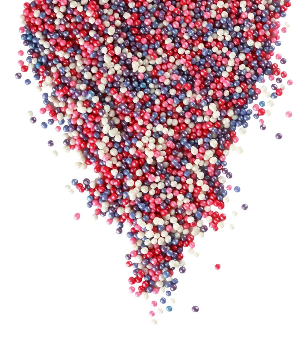 Посыпка кондитерская шарики мелкие лесные ягоды 100 гр