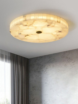 Люстра потолочная из камня