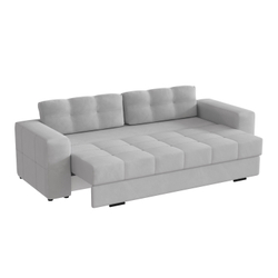 Диван раскладной Верден, светло-серый