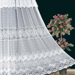 Полотно жаккардовое рис. 2-13-67,  высота 2.9м, цвет белый, Россия.