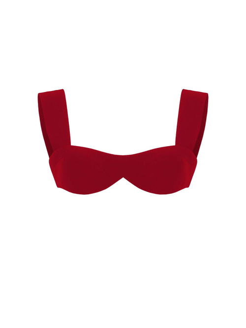 Топ-бра с широкими лямками