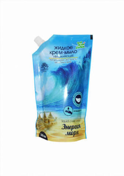 Мыло-крем жидкое Для всей семьи Энергия моря дой-пак 0,5 л
