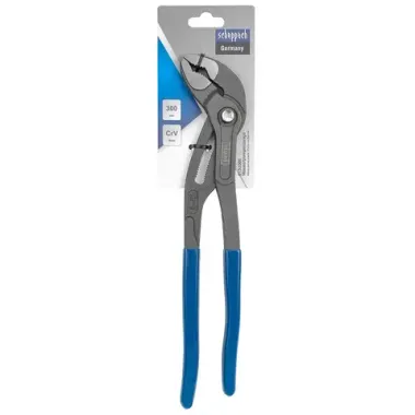 Пассатижи переставные сантехнические с кнопкой фиксации Cr-V 300мм, на блистере Scheppach Sch-613U300