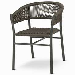 Стул Zayda, алюминий, ротанг