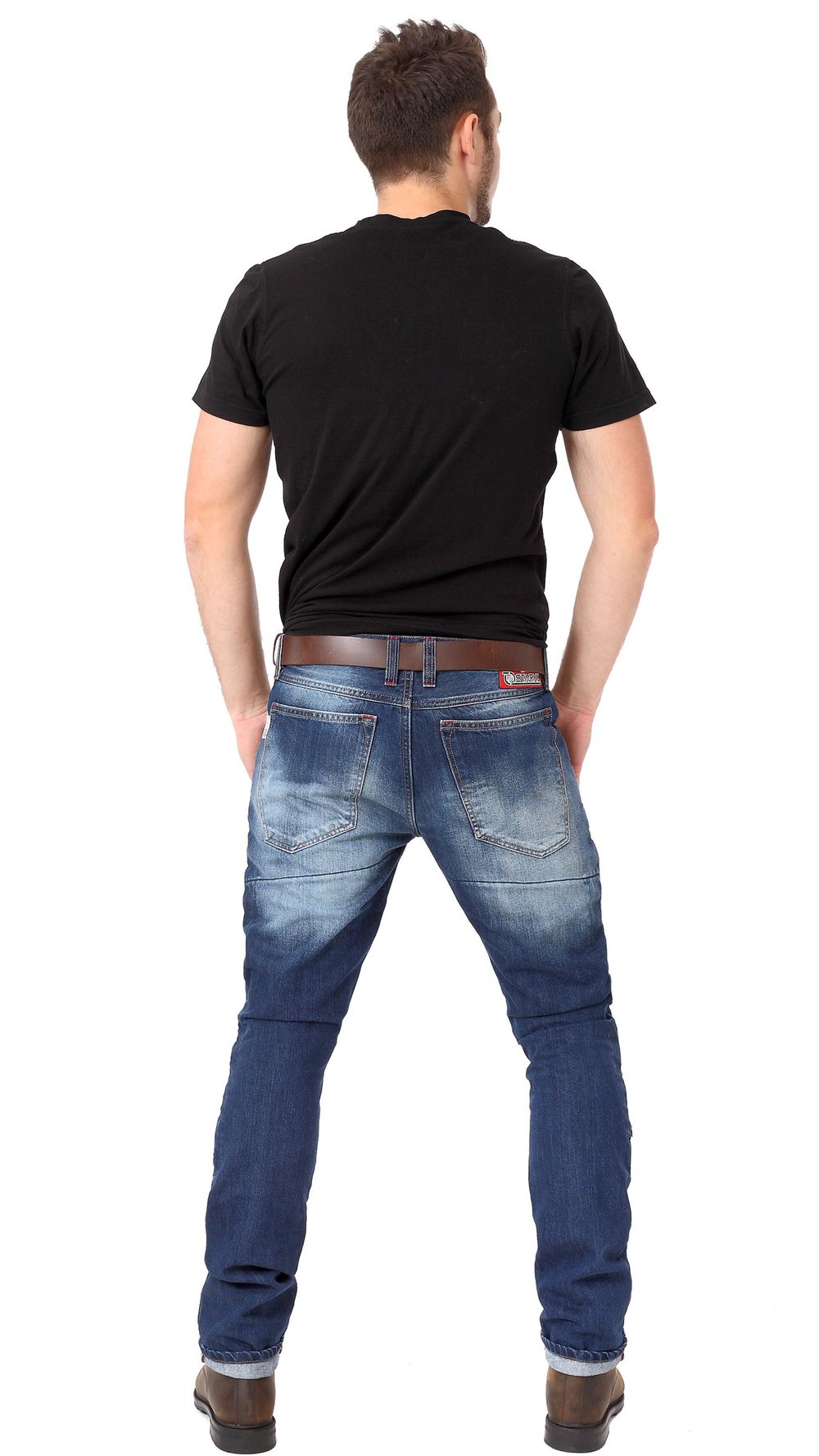 Python Strong Stretch Regular Fit / Синий