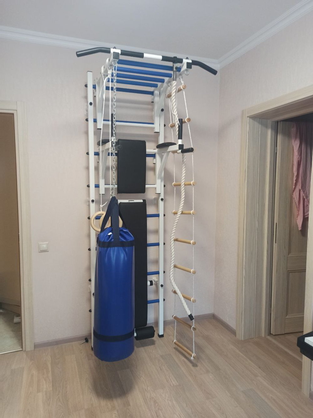 Монтаж шведской стенки Sv Sport в бетонные, кирпичные стены