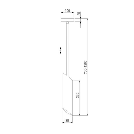 Подвесной светильник Eurosvet Dome Elegante 50245/1 черный
