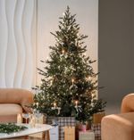 искусственная елка новогодняя, литая елка как натуральная