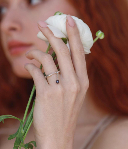 кольцо vibe and pearl