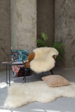 декоративная шкура из овчины