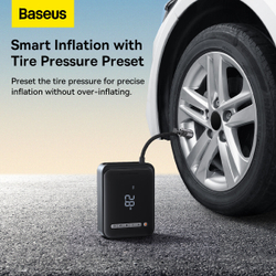 Автомобильный Компрессор/Стартер/PowerBank, BASEUS Super Energy 2-in-1 Car Jump Starter (1000A), 8000 mAh, Черный+Серый