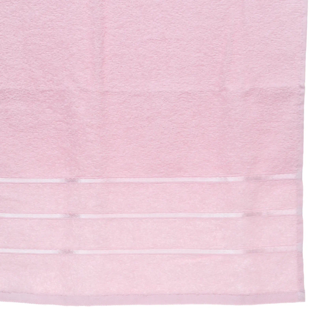 Полотенце махровое 70*140см «LUNA» цвет светло-розовый 10100 плотность 360гр/м2 с петелькой-подвесом