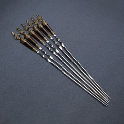 Подарочный набор шампуров "Морской"