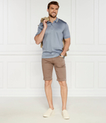 Поло Penrose 38 BOSS BLACK - голубой(50469360)