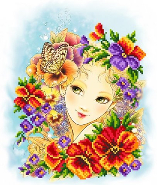 "Виола"-4120 ткань с нанесенным рисунком