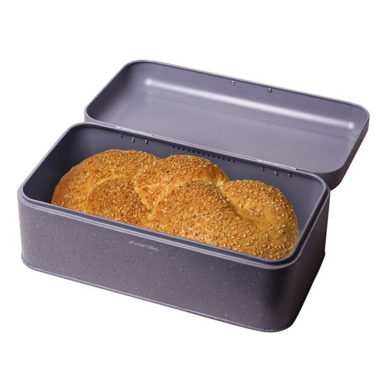 Хлебница Kamille KM-1108 из нержавеющей стали с мраморным покрытием