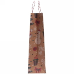 Пакет подарочный «Крафтовый новогодний мир» 40*30*12 см