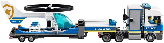 LEGO Конструктор LEGO City Police 60244 Полицейский вертолётный транспорт, 317 дет.