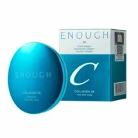 Enough Moisture Two-way Cake SPF28 PA++ №21 Collagen 3X Пудра для лица с коллагеном тон №21 натурально бежевый + запасной блок, 13 гр+ 13 гр