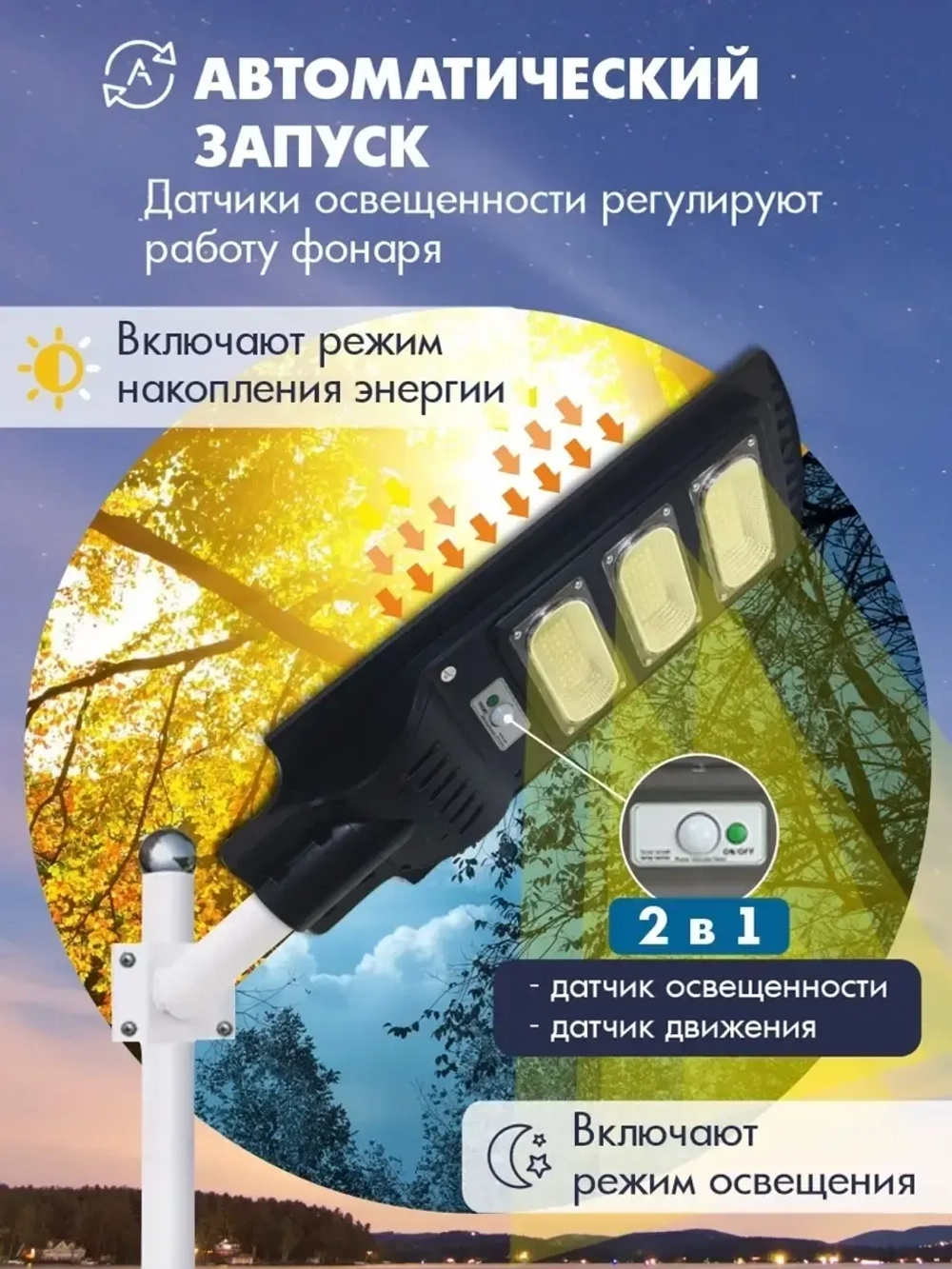 Светильник на солнечной энергии STD180