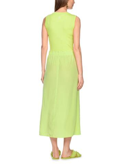 Marc Cain Платье комбинированное с кулиской на талии