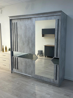 Шкаф-купе № 25 Грей 200 см