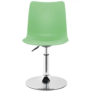 Стул обеденный пластик COLOR SH25 chrome/Green P556C