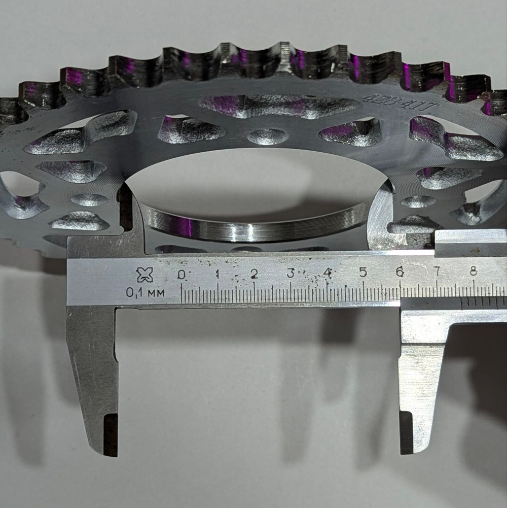 Звезда задняя ведомая для питбайка 428*41 (4x92х76)