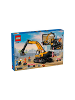 LEGO City 60420 Лего «Жёлтый строительный экскаватор» — техника для работ на стройке