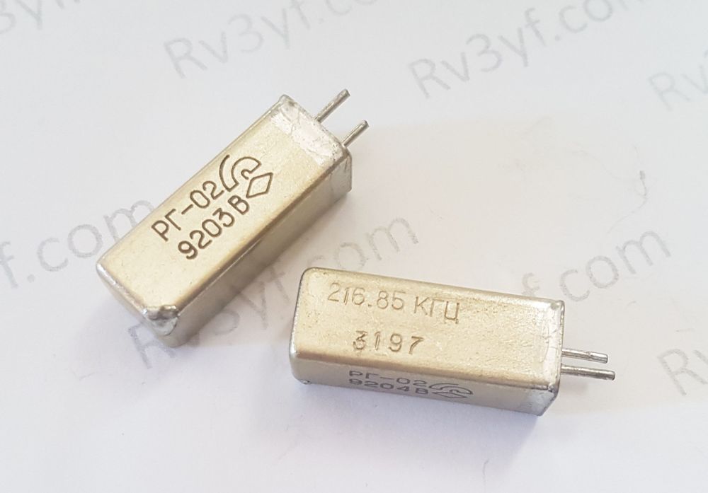 Кварц 216,85 кГц РГ02 (28х11х11 мм)