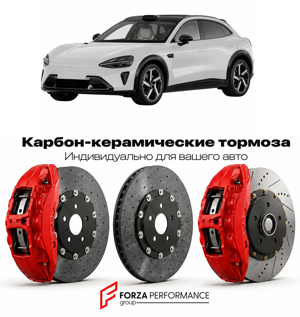 Карбон-керамическая тормозная система для Xiaomi YU7 I 2025-2026 Сяоми