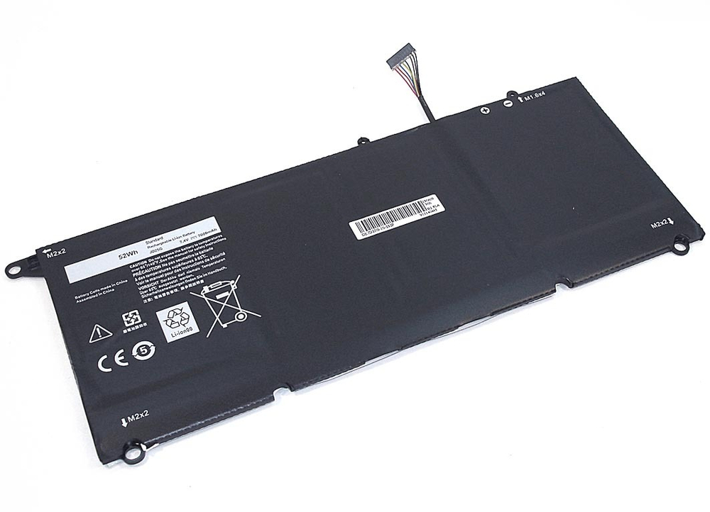 Аккумуляторная батарея для ноутбука Dell XPS 13 9343 9350 (JD25G) 7.4V 52Wh черная OEM