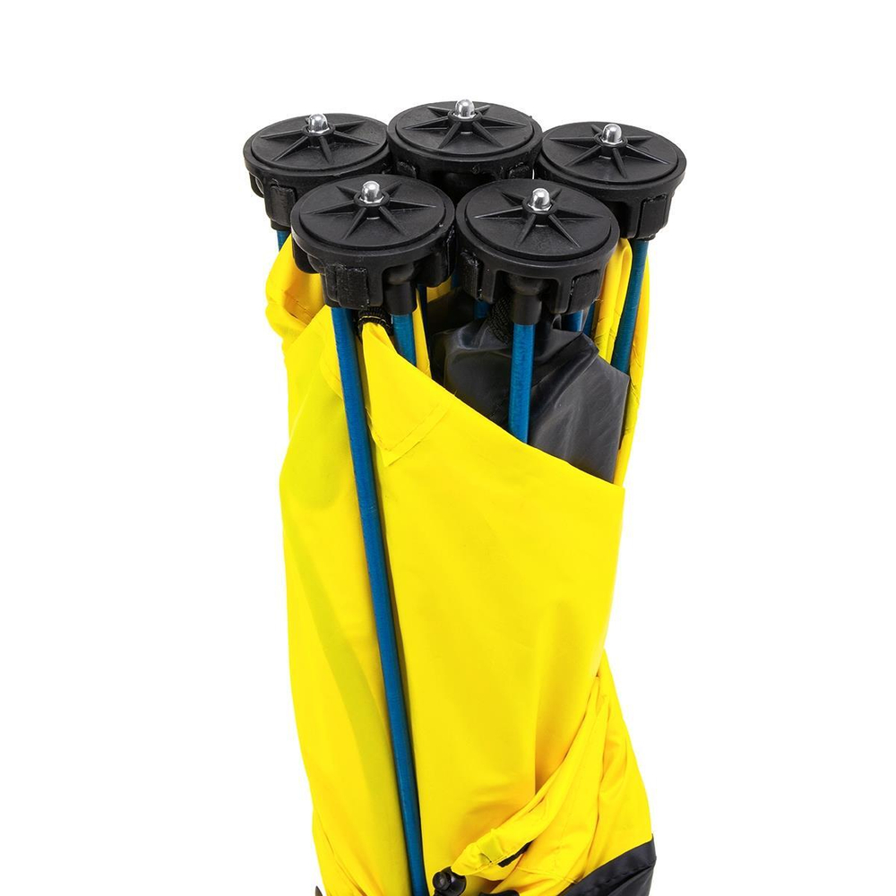 Зимняя палатка Helios CUBE EXTREME 1.8 с широким входом, желтый/черный