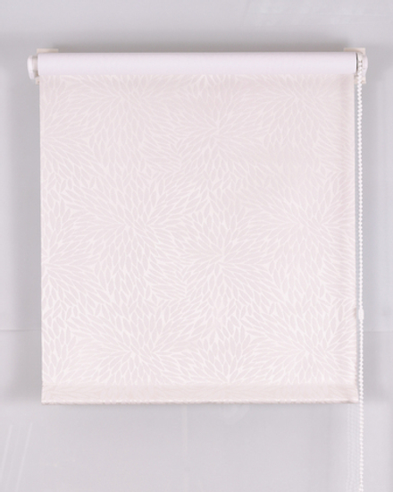 Рулонная штора BLOCKOUT подсолнух белый