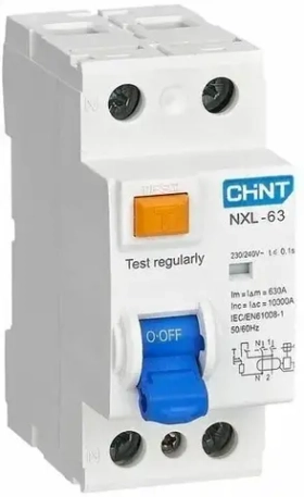 CHINT УЗО NXL-63 6kA 1P+N 40A 30mA AC (R) 280723 Chint