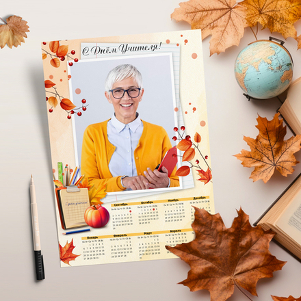 PSD-Календарь "Осень"