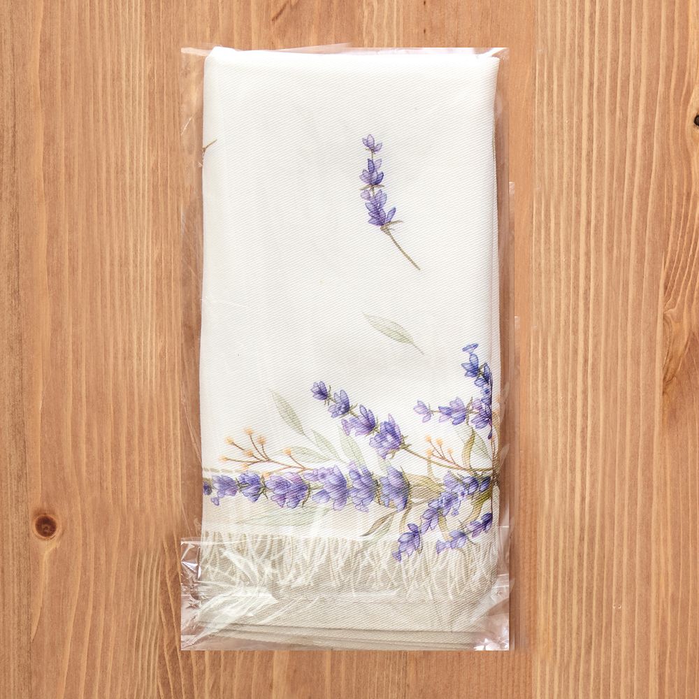 НАБОР ПОЛОТЕНЕЦ ИЗ 2-Х ШТ "ДУША ПРОВАНСА",40Х60СМ, 100% ХЛОПОК,ТВИЛ,БЕЛЫЙ