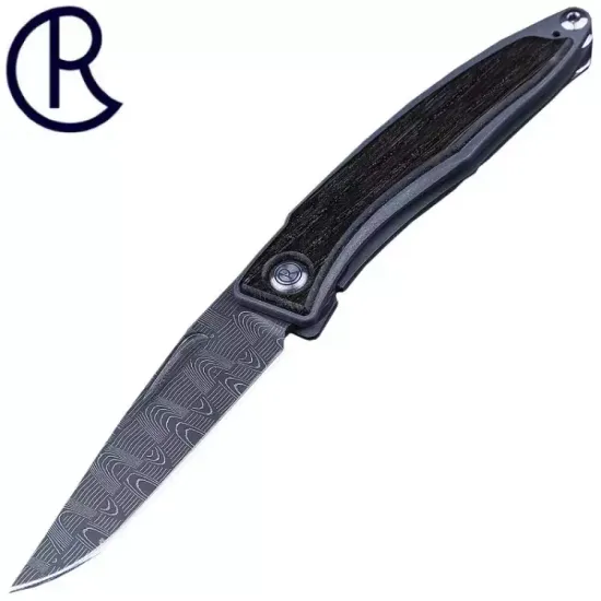 Складной нож Chris Reeve Mnandi MNA-1002 с клинком из стали Stainless Damascus, рукоять титан