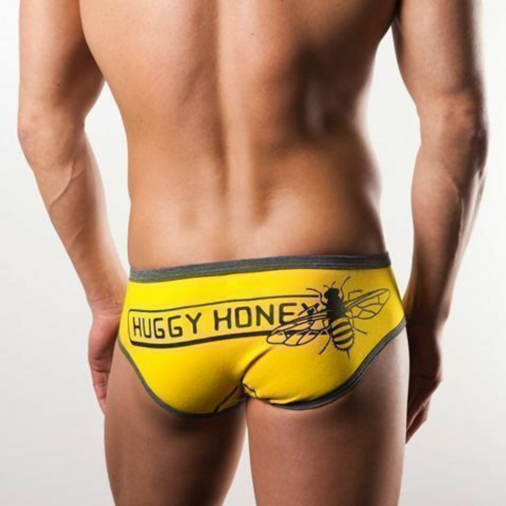 Мужские трусы брифы желтые Toot Huggy Bones Low Waist Brief TT00043 Мужские трусы брифы желтые Toot Huggy Bones Low Waist Brief TT00043