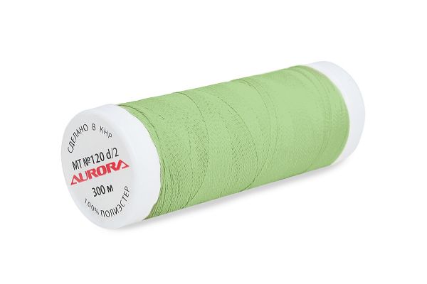 Нитки вышивальные матовые Aurora №120, 300 м, цв. MT2021, 5 катушек