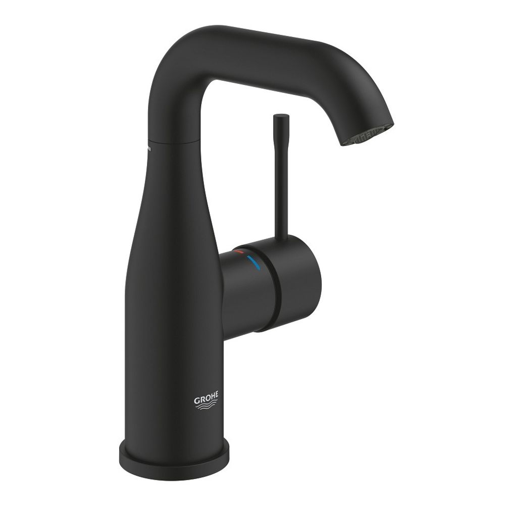 Смеситель для раковины Grohe Essence чёрный матовый (24176KF1)